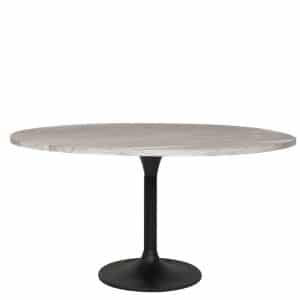 Biboca spisebord, rundt sort/grå, Ø140 cm fra Light & Living