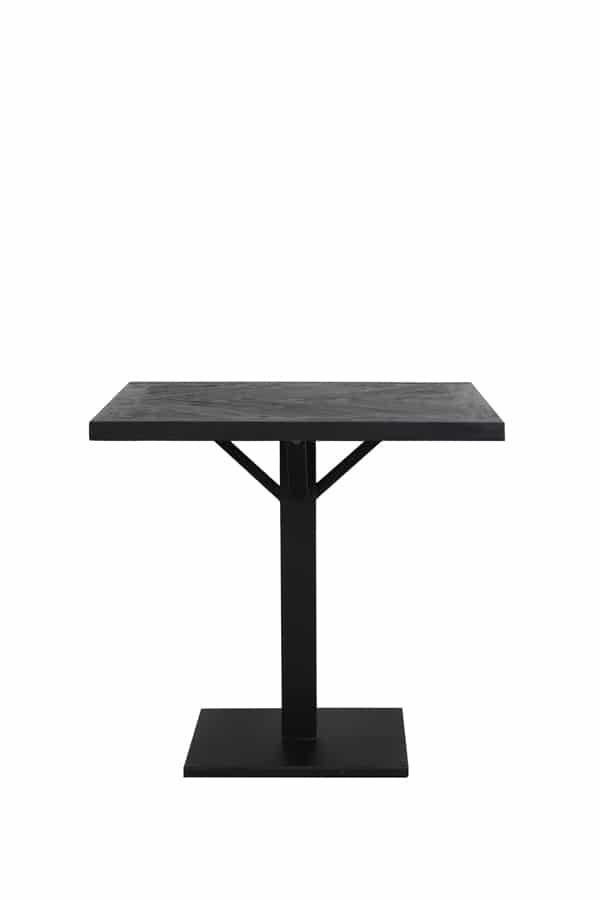 Chisa spisebord - Sort - 80x80 cm fra Light & Living