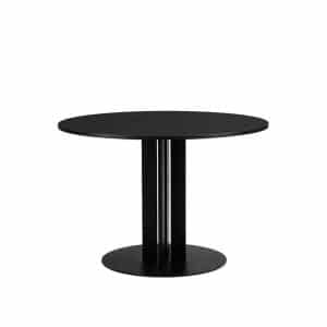 Normann Copenhagen Scala spisebord - Sort egetræ - Ø110 cm