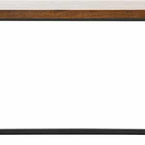 Spisebord, Kant by House Doctor (H: 74 cm. B: 90 cm. L: 200 cm., Mørkebrun/Sort)