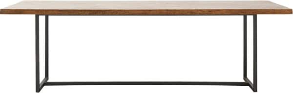 Spisebord, Kant by House Doctor (H: 74 cm. B: 90 cm. L: 240 cm., Mørkebrun/Sort)