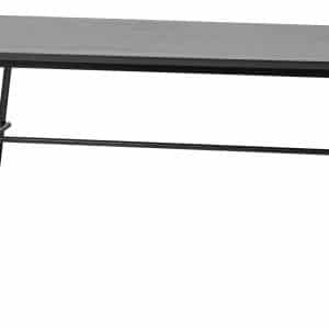 Elegance Spisebord, 180x90, Mangotræ/Sort Metal