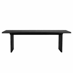 ROWICO Emmett spisebord, rektangulær - sort ask (240x95)