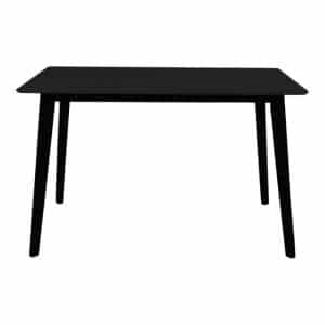 Spisebord i sort 120x70x75 cm - 2201036