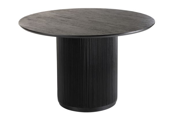 Vivianne spisebord - Sort - Ø120 cm fra J-Line