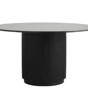 Nordal Erie spisebord - sort marmor - 140