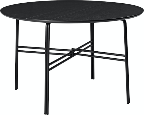 Spisebord Broste Copenhagen Oda sort jern/askefiner Ø120 cm