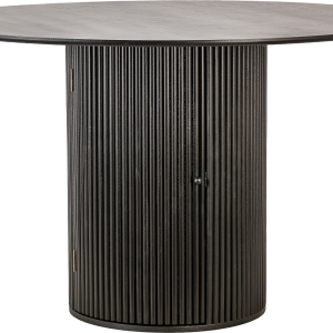 Spisebord Nordlys Furniture Havana6p rund Ø120 cm sort fyrretræ
