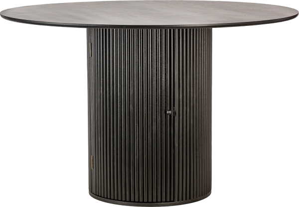 Spisebord Nordlys Furniture Havana6p rund Ø120 cm sort fyrretræ