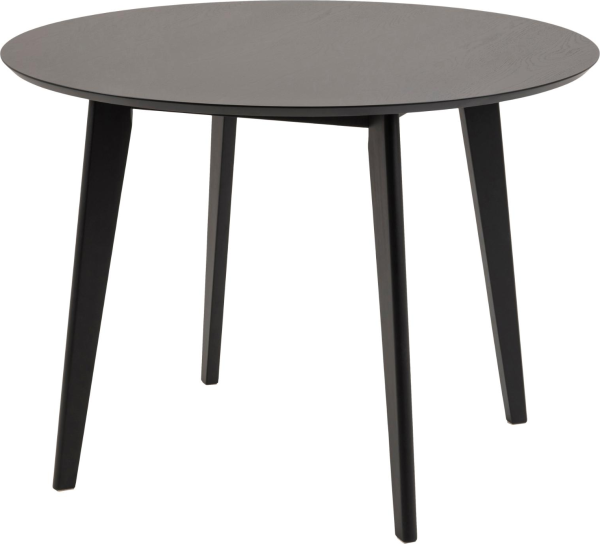 Spisebord Signature Dionea mat sort egetræsfinér 105x105 cm