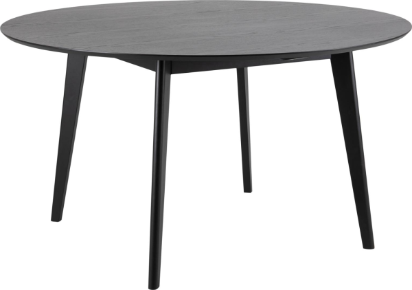 Spisebord Signature Dionea rund Ø140 cm mat sort egetræsfinér