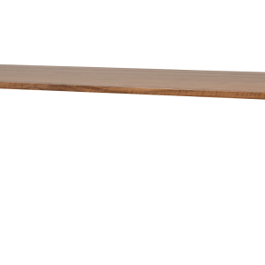 Spisebord plankebord WOOOD Jimmy X 200x90 cm valnødsfiner mat sorte metalben