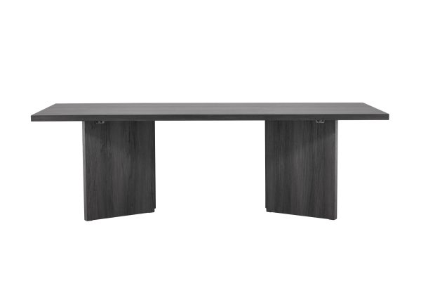 VIND COLLECTION Bassholmen spisebord, rektangulær - sort MDF (100x240)