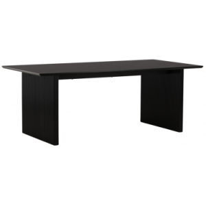 Val spisebord i mdf H75 x B200 x D100 cm - Sort