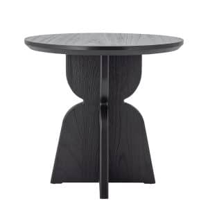 BLOOMINGVILLE Vixen Spisebord, Sort, Fyrretræ (D80xH75 cm)