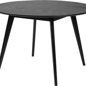 Rowico Yumi spisebord Ø115 cm sort askefiner/massivt gummitræ nordisk design
