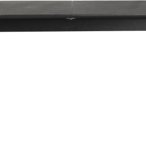 Spisebord Rowico Fenwood udtræksbord sort askefiner guldfarvede metalfødder 180-260 cm skandinavisk design