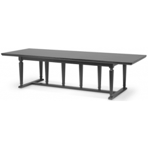 Eichholtz Americana spisebord i egetræ og egetræsfinér 300 x 110 cm - Sort