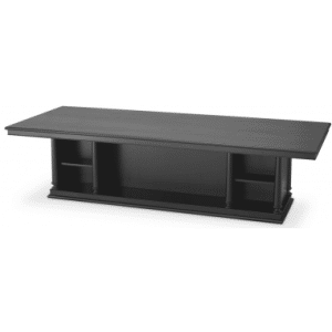 Eichholtz Library spisebord i egetræ og egetræsfinér 300 x 120 cm - Sort