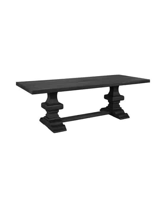 Paris spisebord mat sort 240cm