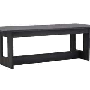 VENTURE DESIGN Milly spisebord, rektangulær - sort MDF (100x235)