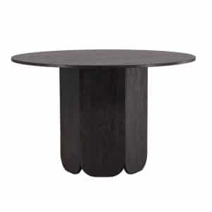 VENTURE DESIGN Tekla spisebord, rund - sort 3D-papir (Ø120x75)