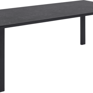 Spisebord Signature Elenique sort Fairbanks keramik & mat sort stålstel 200x90 cm
