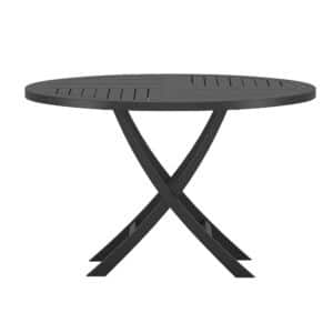 VENTURE HOME Kenya Rundt Spisebord Ø120cm - Sort Teak