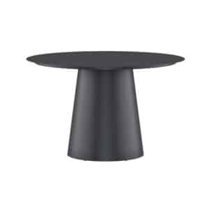VENTURE HOME Lanzo Spisebord Ø120 - Sort Aluminium