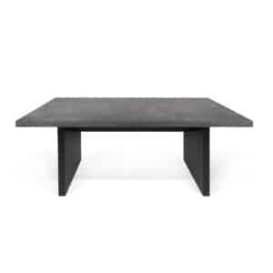 TEMAHOME Detroit Spisebord - Grå betonlook og sort, 160x80 cm