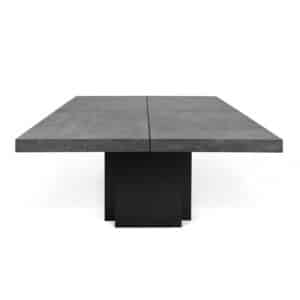 TEMAHOME Dusk Spisebord - Betonlook/Sort - 130x130 cm