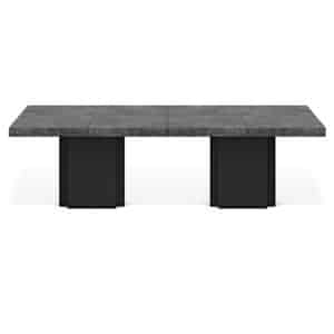 TEMAHOME Dusk Spisebord - Betonlook/Sort, 302x150 cm