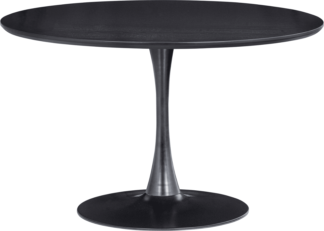 Rundt spisebord WOOOD Exclusive Sammy Ø120 cm sort MDF/stål
